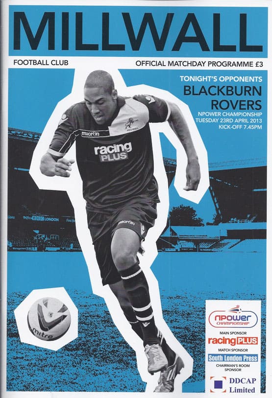 Millwall FC v Blackburn Rovers FC